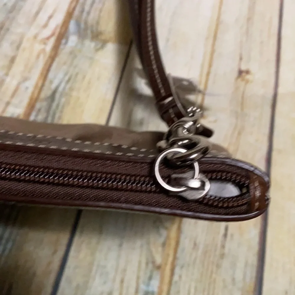 Coach Signature Collection Wristlet NWT